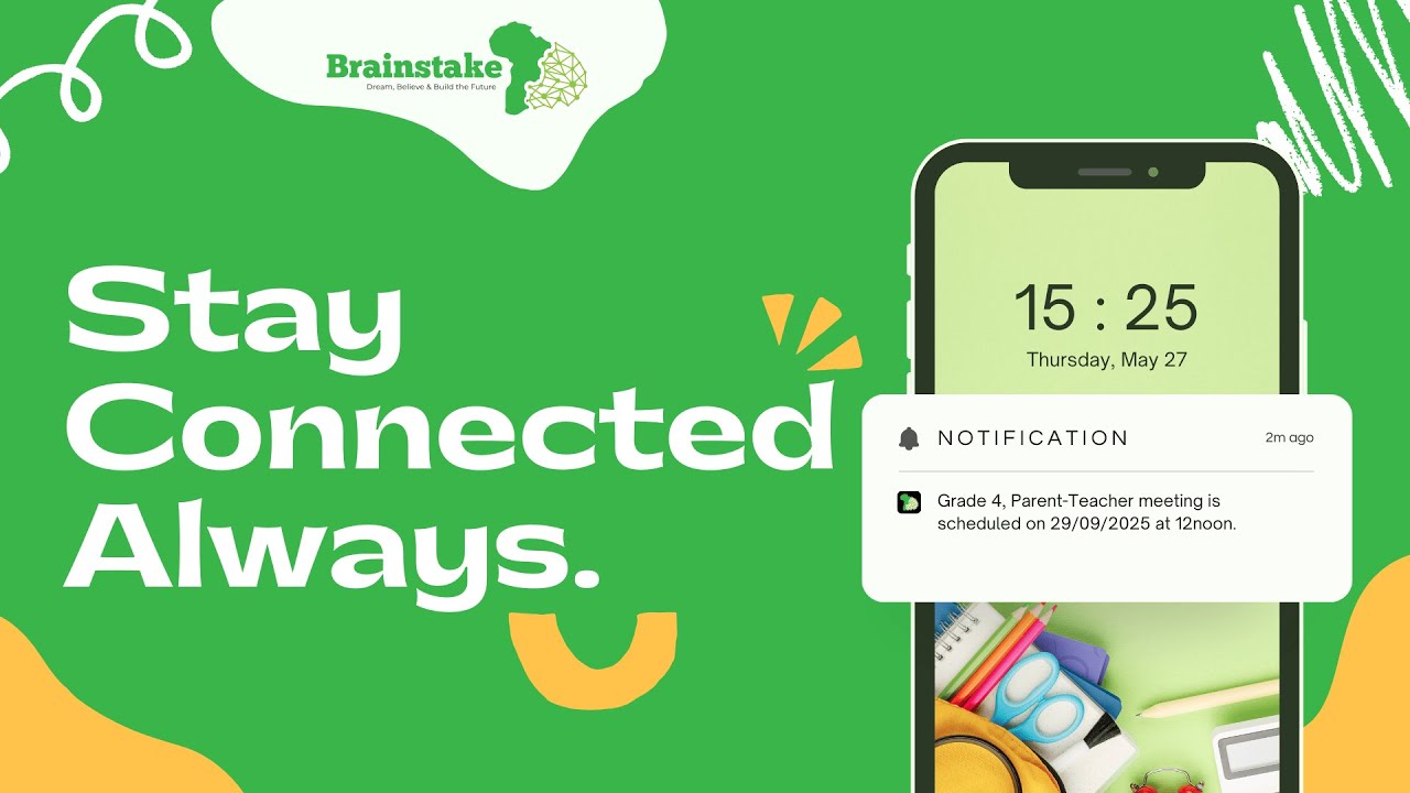 Brainstake Parent Communication Module | One App for Every School Update