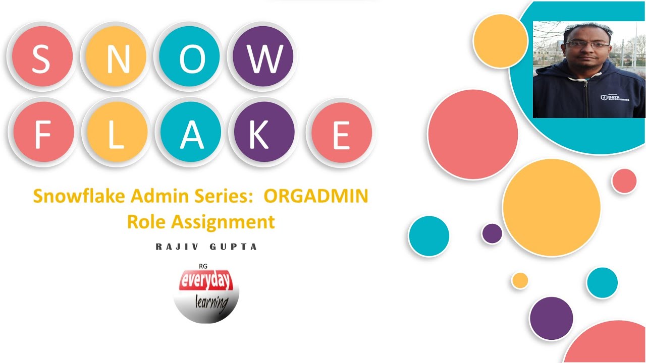 Snowflake Admin Series:  ORGADMIN Role Assignment | Rajiv Gupta Learn Everyday
