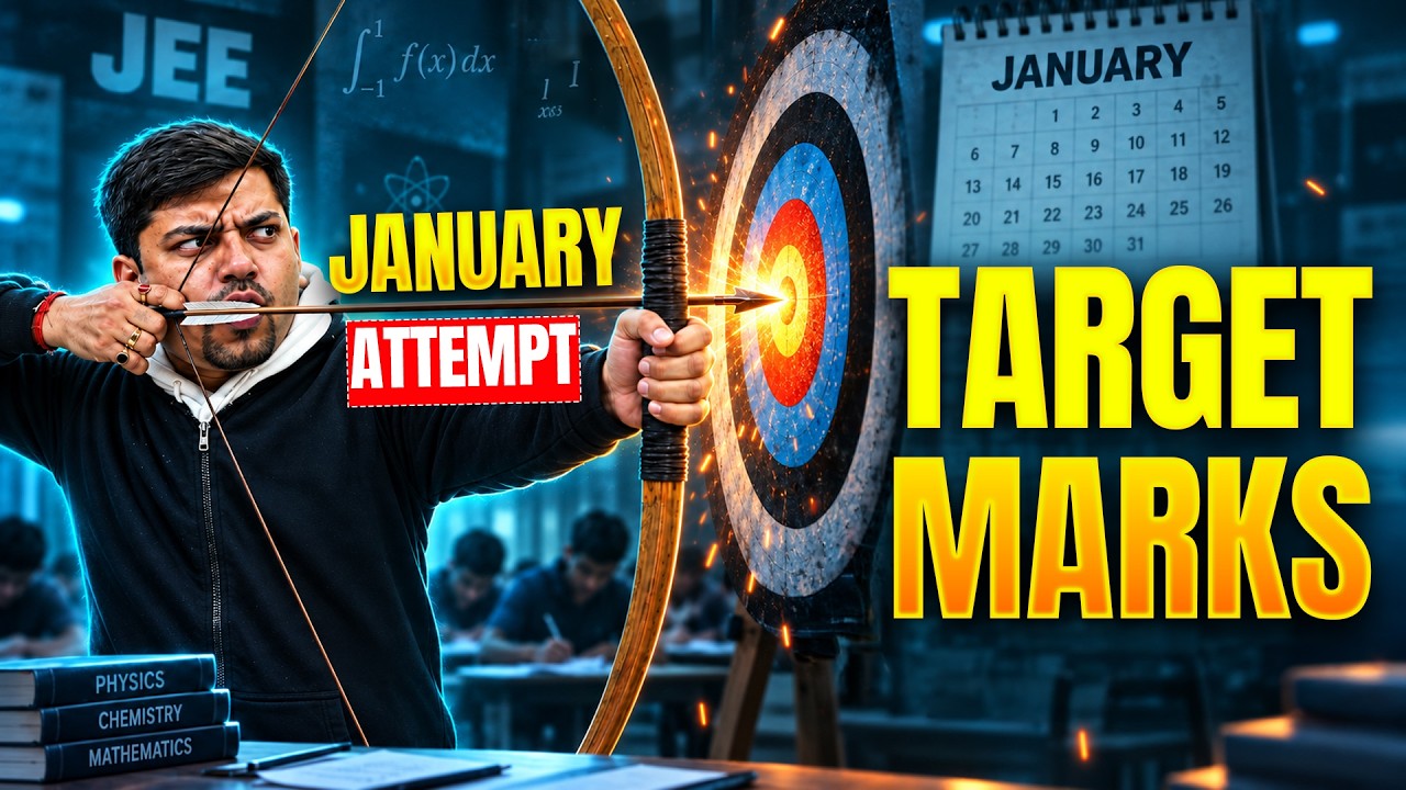 JEE 2027 January Attempt Mein Kitne Marks Target Karein?🔥Harsh Sir