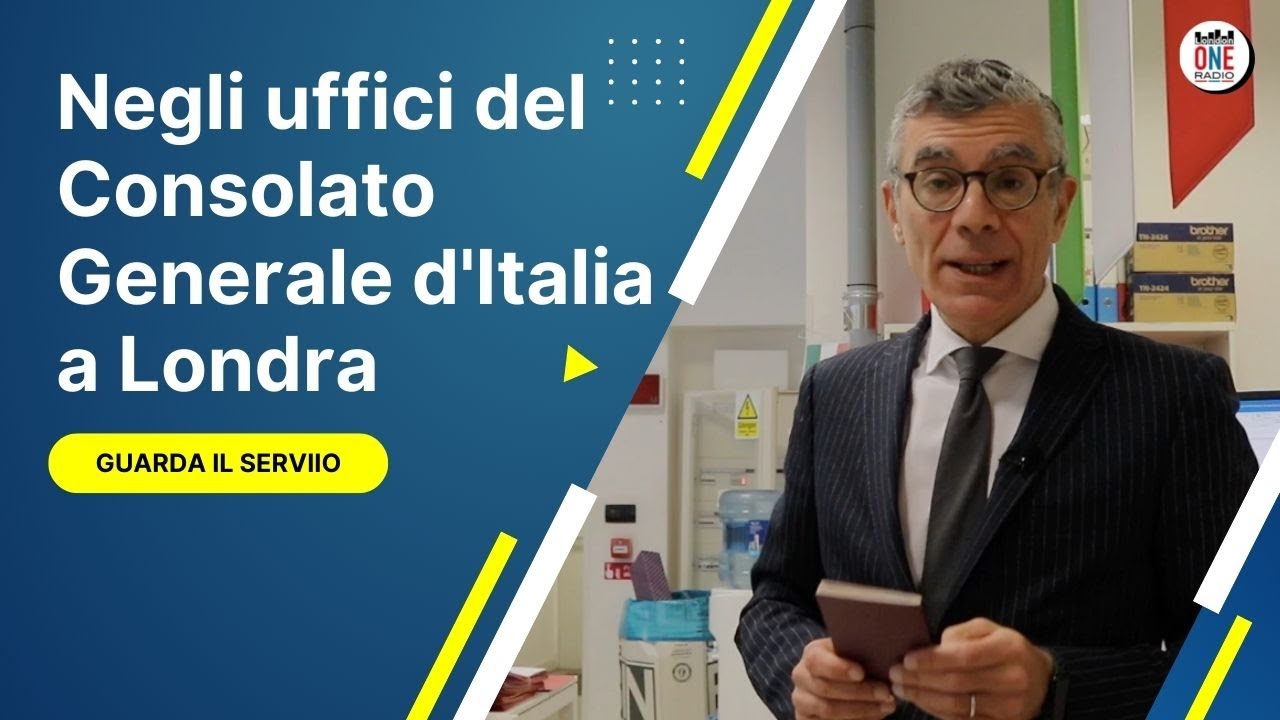 Entriamo negli uffici del Consolato Generale d'Italia a Londra