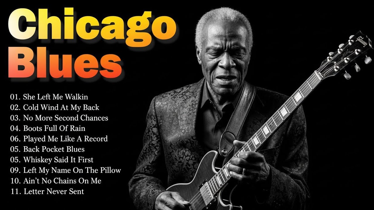 Relaxing Chicago Blues Guitar | Calm Soul Blues Mood