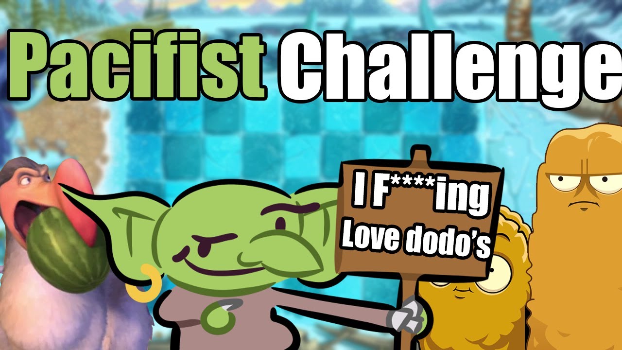 Can You Beat Plants VS Zombies Without EVER KILLING A ZOMBIE? [Frostbite Cave]