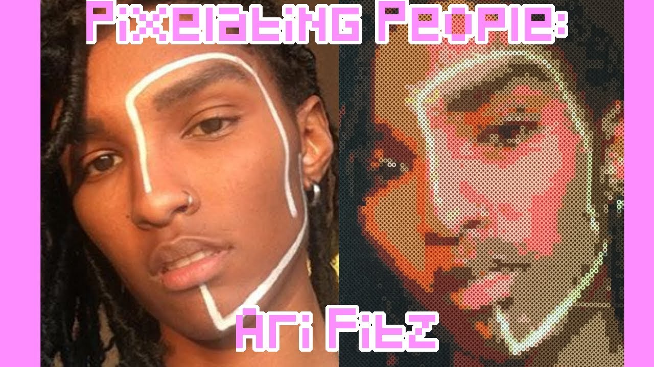 PIXELATING PEOPLE (Influence Edition #2): ARI FITZ @itsarifitz (Perler Bead Portrait)