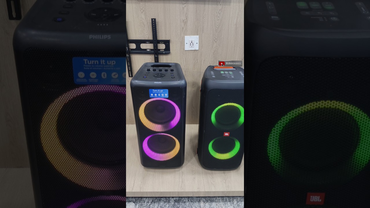 Philips vs JBL PARTY BOX #trending #shorts #subscribe