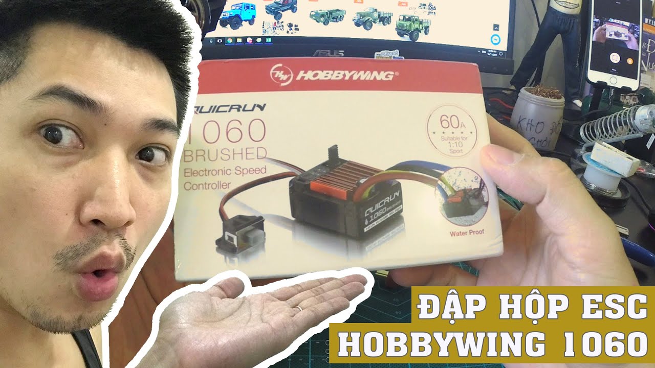ĐẬP HỘP ESC HOBBYWING 1060 📦🔨