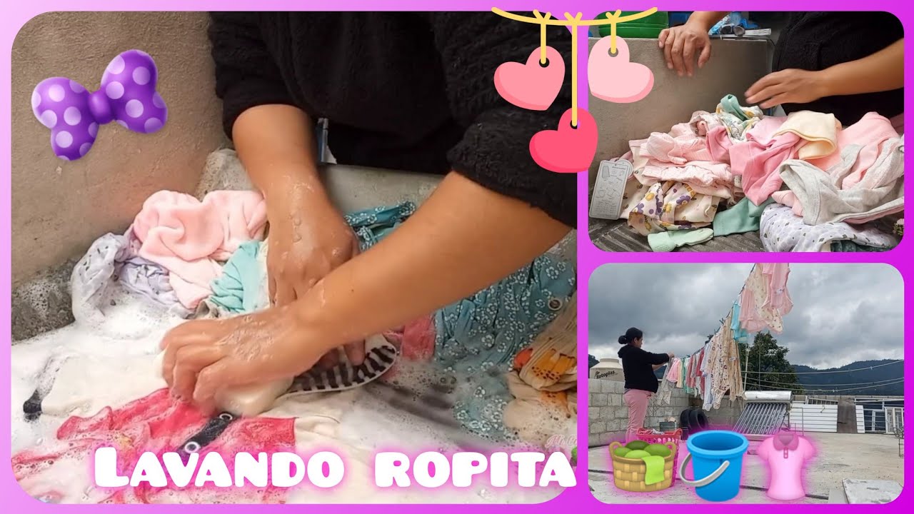 Lavando La Ropa de Mi Bebé 💜 🚼 🤰