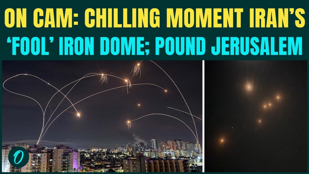 Iran&rsquo;s Missiles FOOL Iron Dome| Iran Attack UNSEEN VIDEO Shows Cluster Bombs HITTING Jerusalem