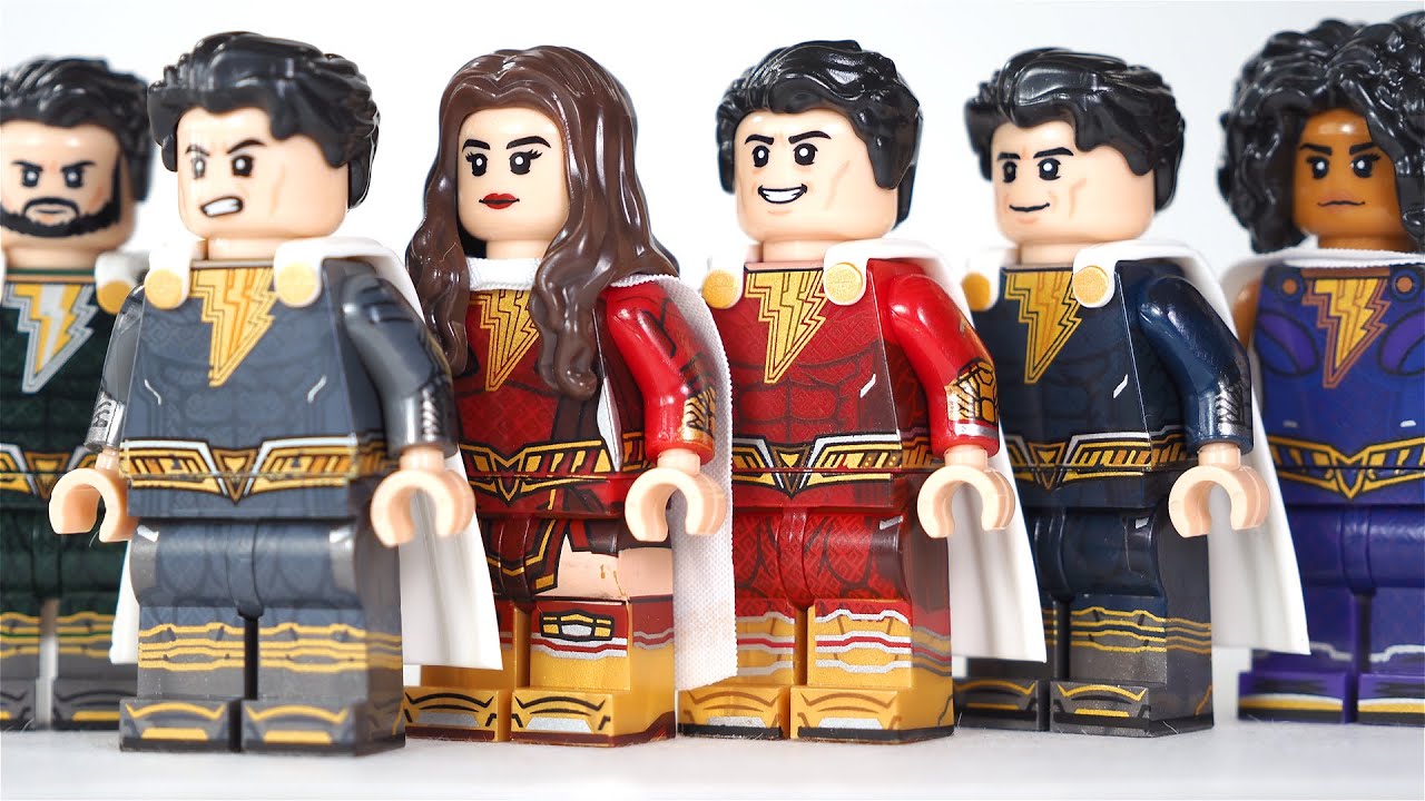 LEGO Shazam! Fury of the Gods Unofficial Lego Minifigures