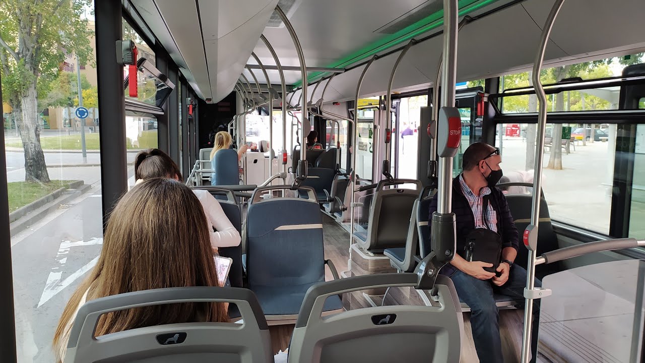 Viajando autobús Man Lion's City 12E  pruebas línea 55 Transports Urbans de Sabadell (TUS) 16/10/21