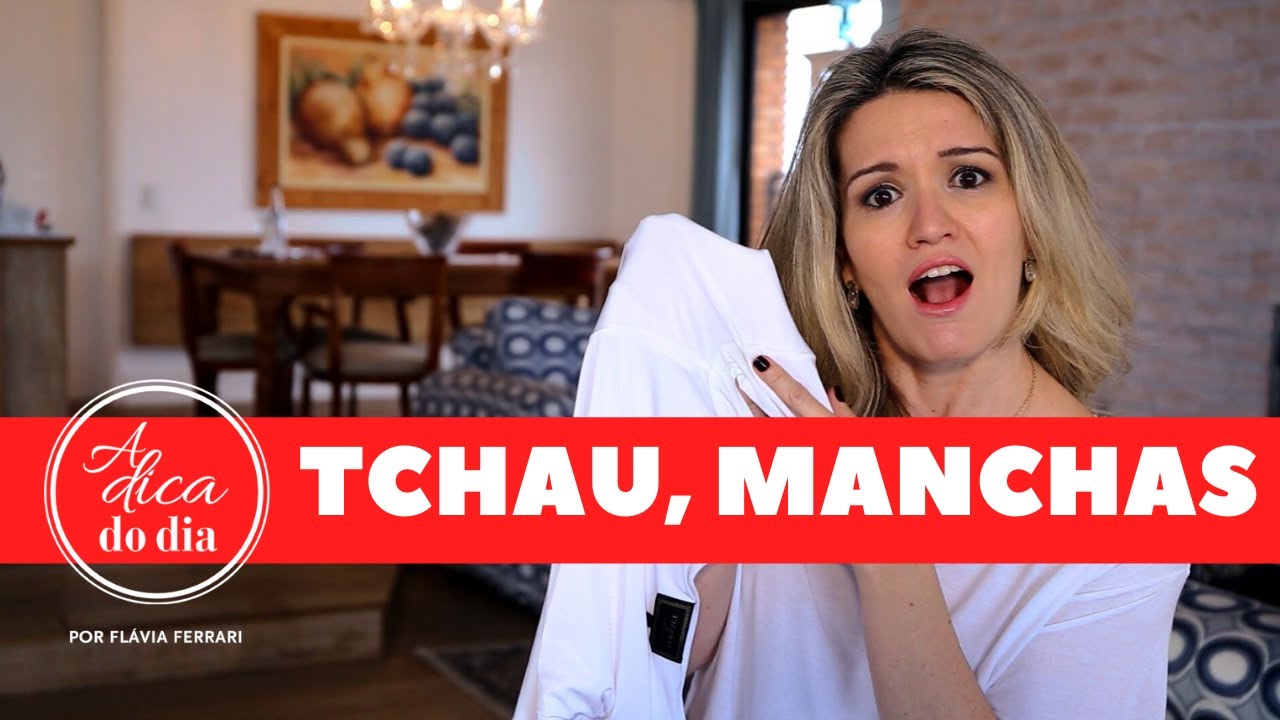 COMO TIRAR MANCHA DE SUOR | FLÁVIA FERRARI