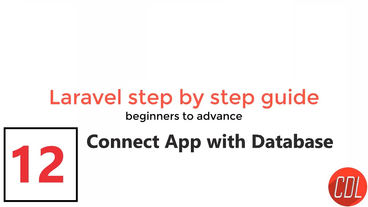 (12) Connect App with database | Laravel App DB connection | Database connection with Laravel