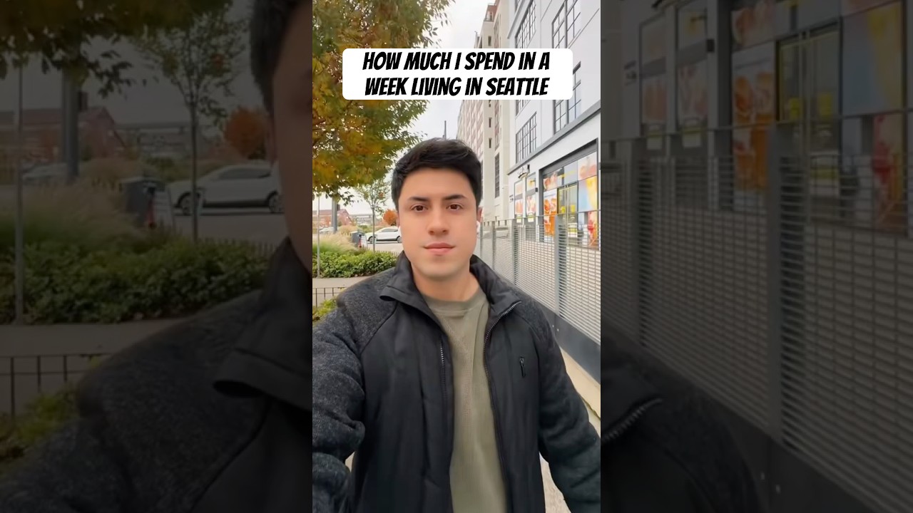 How much I spend on a week living in Seattle 