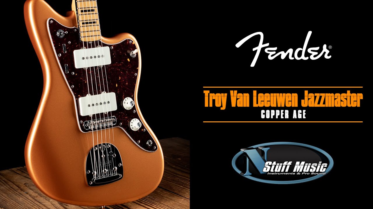 Демонстрация гитары Fender | Трой Ван Леувен Джазмастер - Медный век
