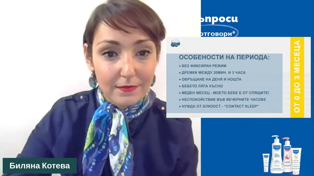 Сънят на бебето - по периоди