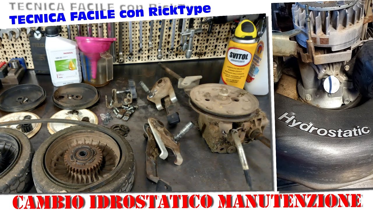 Cambio idrostatico Honda HRD536 manutenzione straordinaria, parte 2