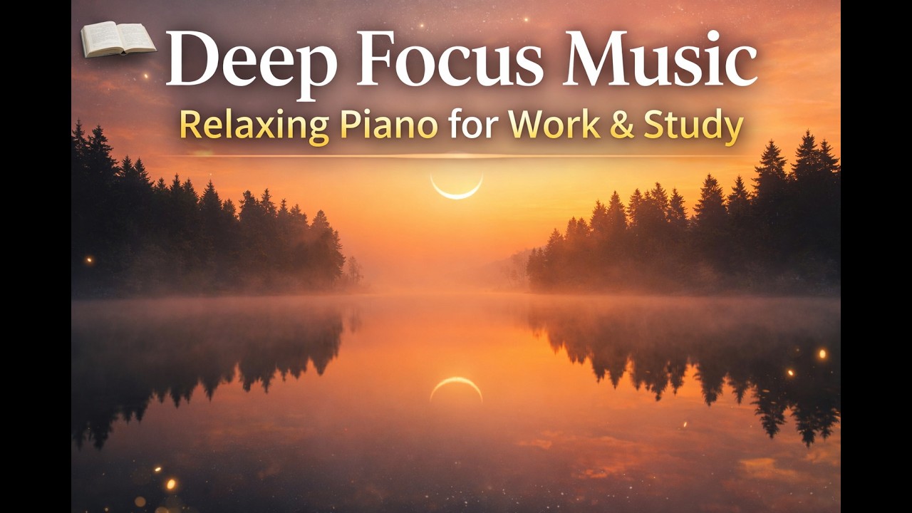 Deep Focus Music • Relaxing Piano for Work & Study