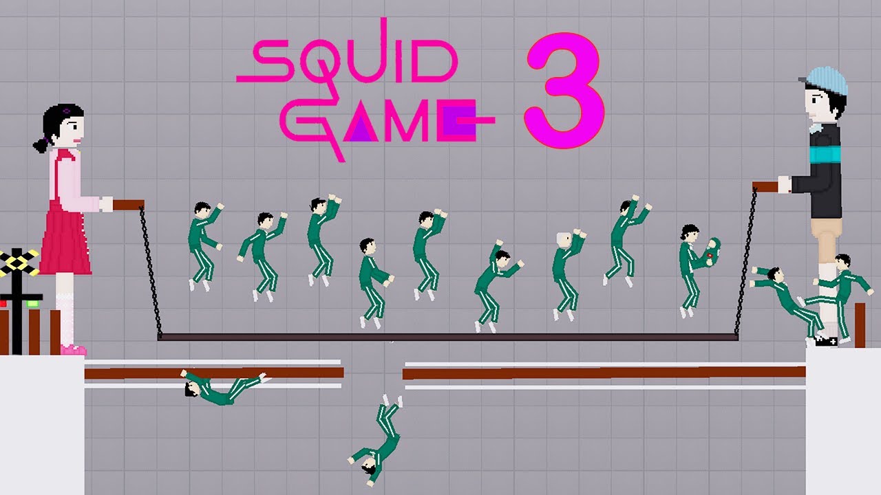Squid Game 3: Прыжки через скакалку в Melon Playground &mdash; People Playground