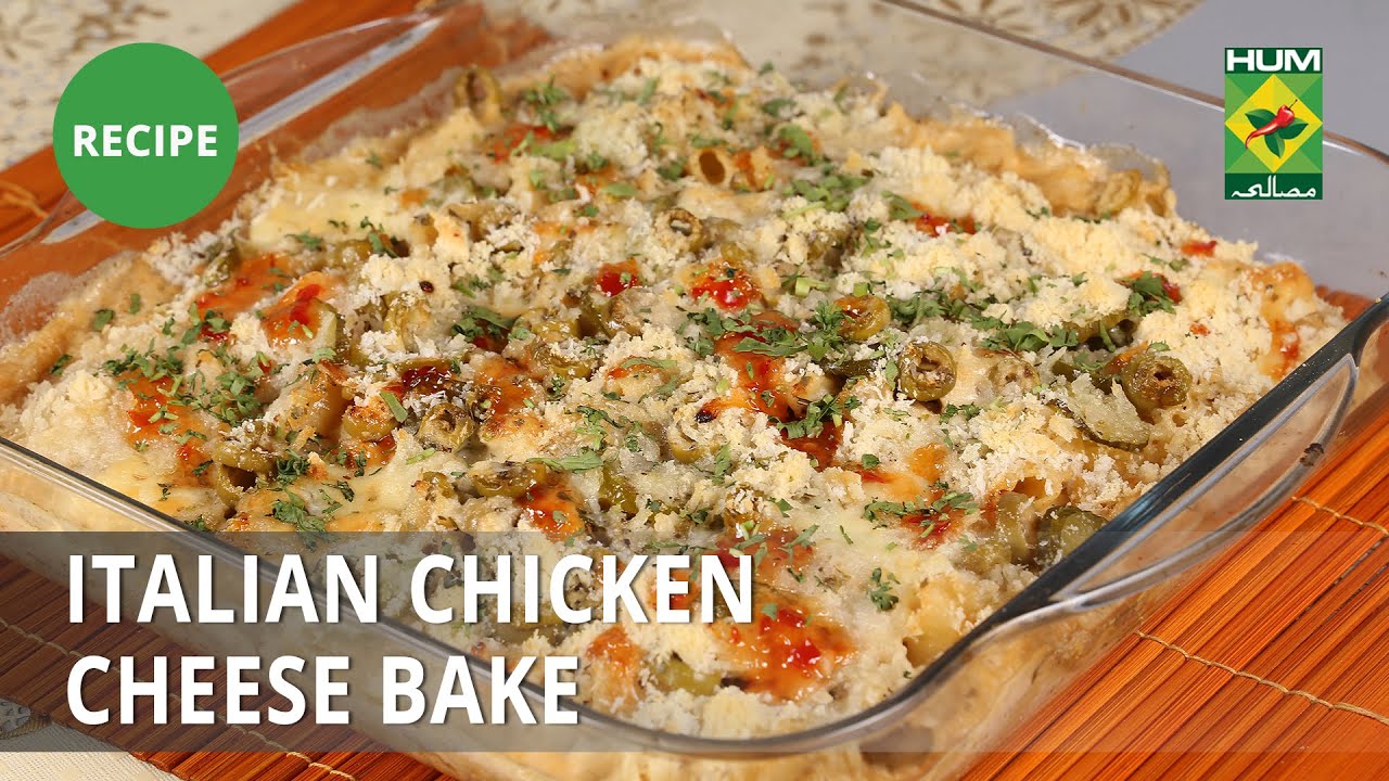 Italian Chicken Cheese Bake Recipe | Masala Mornings | Shireen Anwar | Italian Food