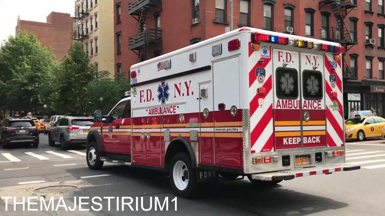 COMPILATION OF NEW YORK CITY EMS AMBULANCES RESPONDING IN THE 5 BOROUGHS OF NEW YORK CITY.  62