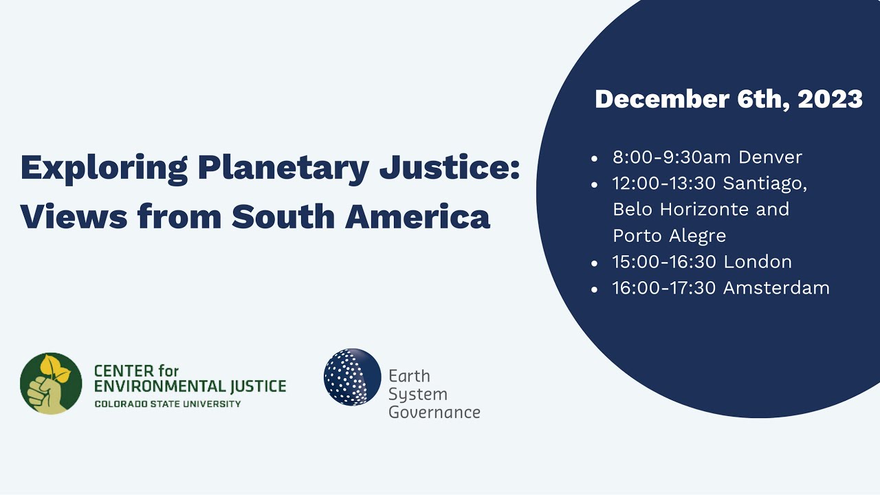 Exploring Planetary Justice: Views from South America