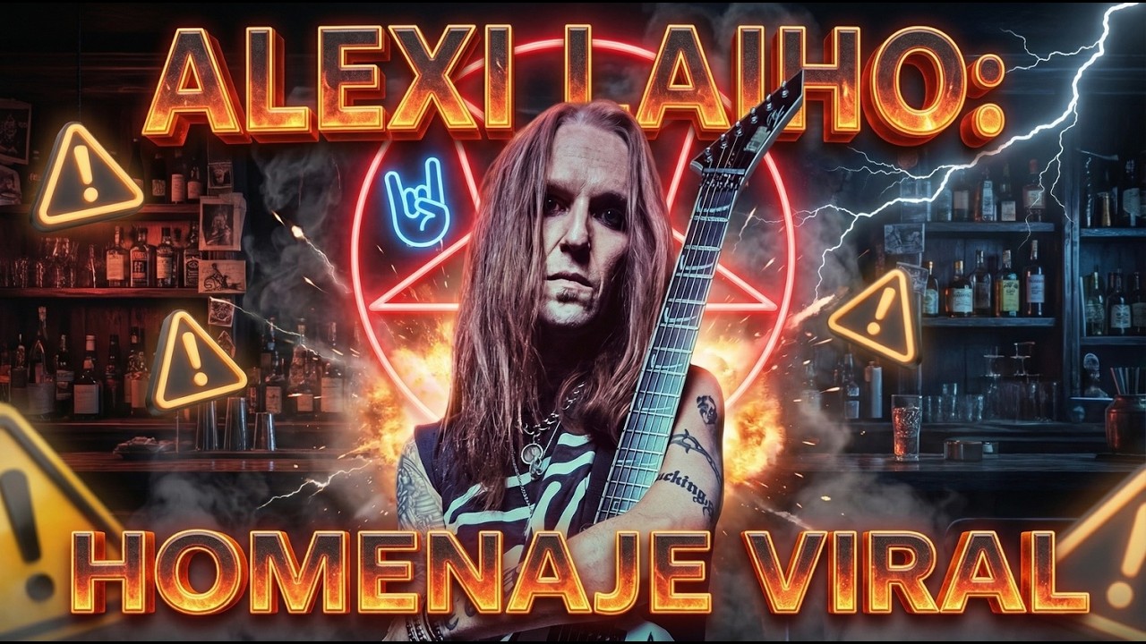 🚨 ÚLTIMA HORA: FIEBRE VIRAL por ALEXI LAIHO: Homenaje en Helsinki ROMPE YouTube🤘