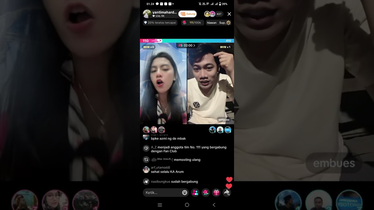 LIVE SEMALAM YANTI DAN EMBUES SAMPE SAHUR