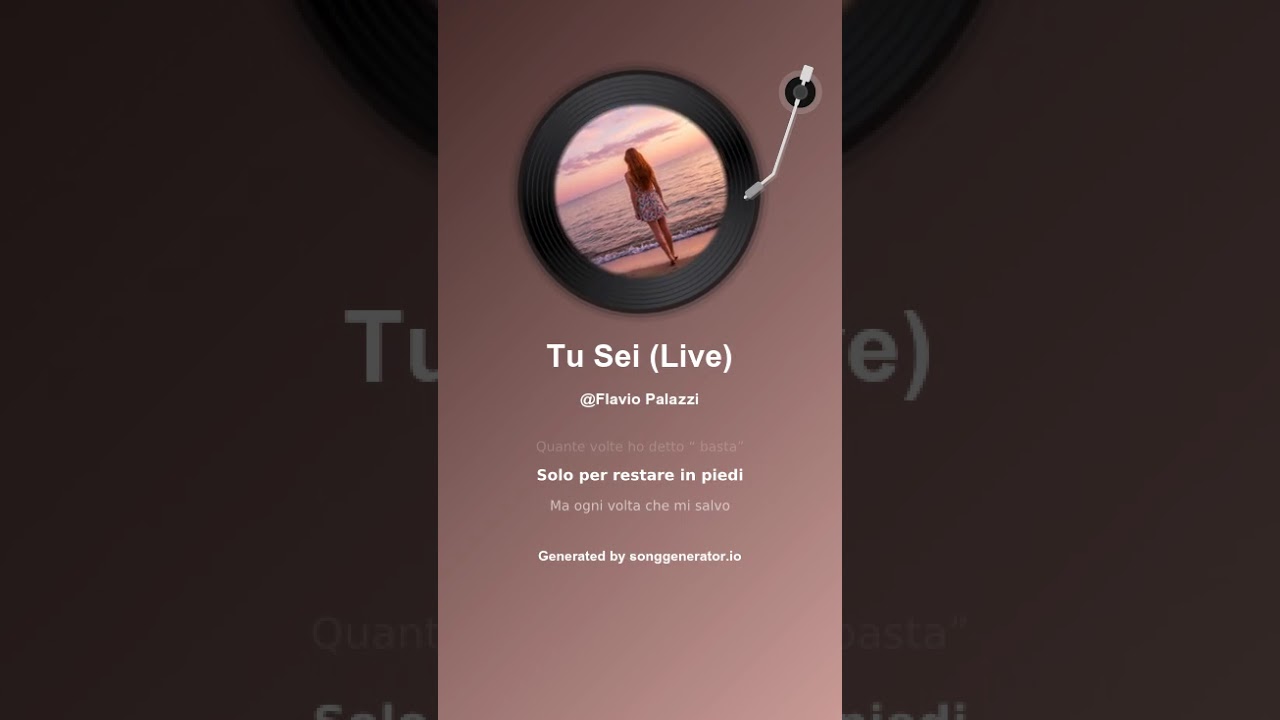 Tu Sei (Live)