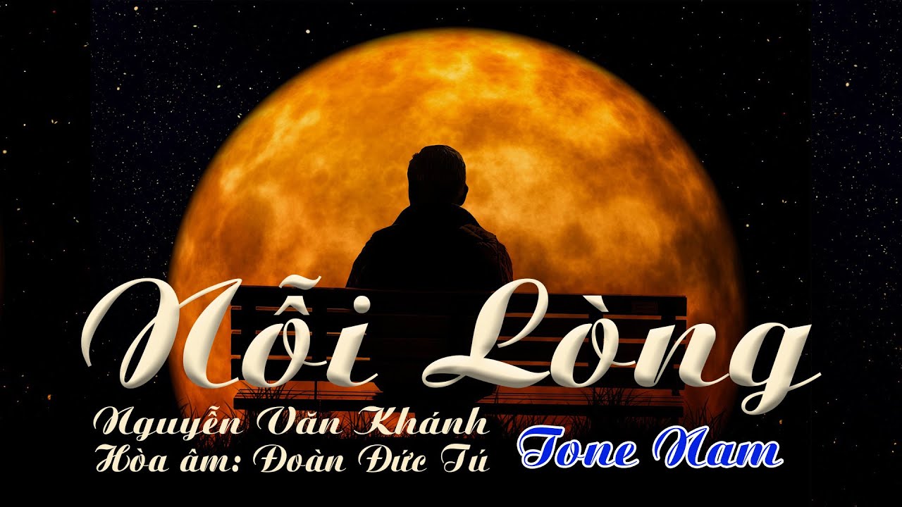 karaoke Nỗi Lòng_ Sáng tác Nguyễn Văn Khánh_ Giọng Nam_ Hòa âm Đoàn Đức Tú