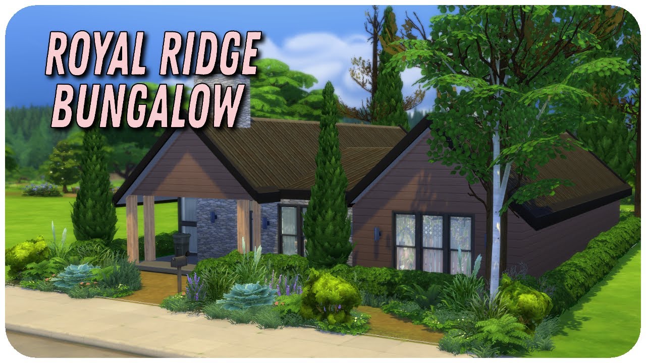 Cozy & Stylish Bungalow Home | The Sims 4 Speed Build