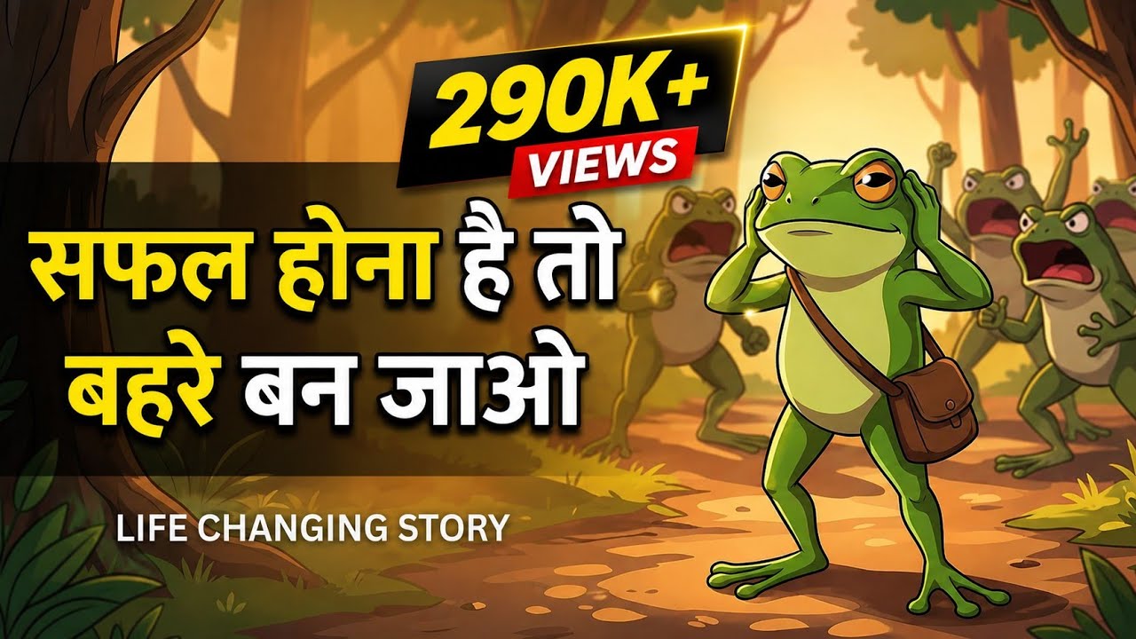 सफल होना है तो 'बहरे' बन जाओ 🙉 | Life Changing Story in Hindi | Kahani Junction