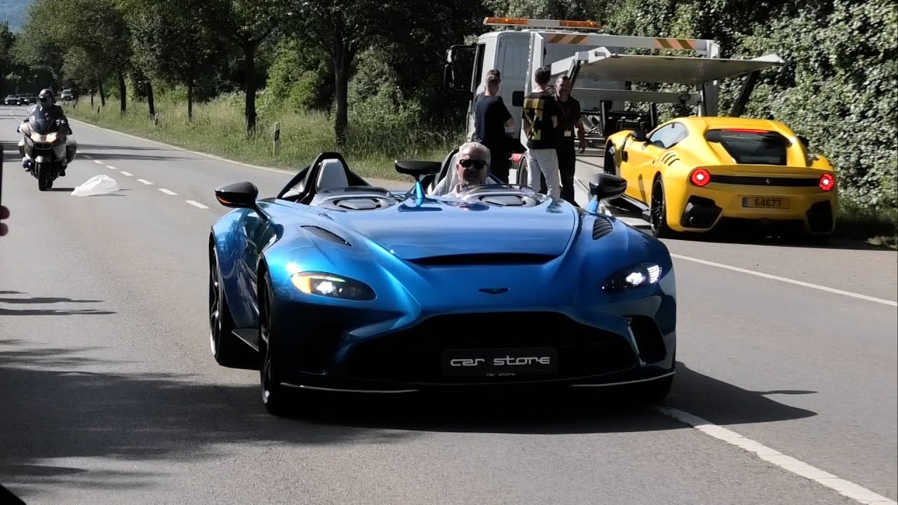 Aston Martin V12 Speedster  (One of 88!) | Start-Up, Exhaust sound & Loading Into Truck!