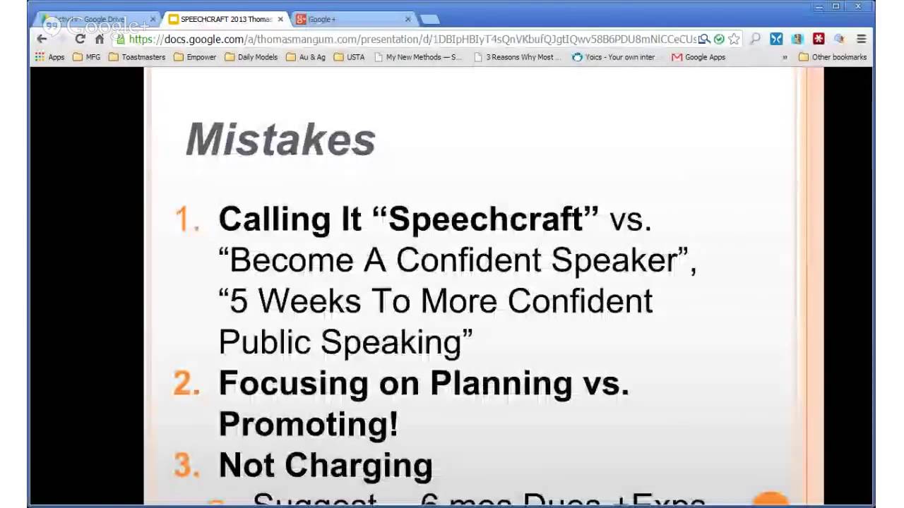 Speechcraft - What Is It & WHY Host It