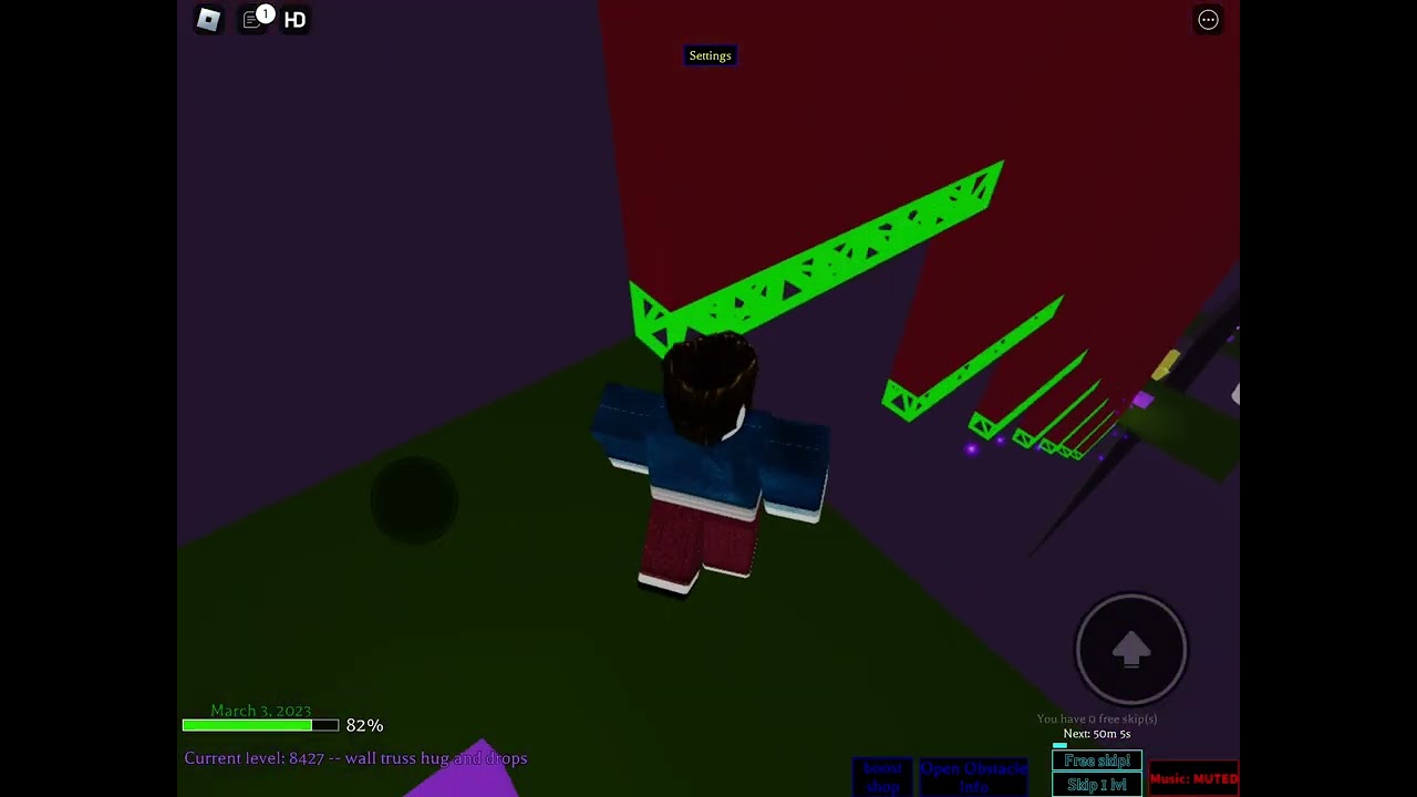 Ultimate Obby 2.0: Stages 8401-8500: On Mobile [LAST MILESTONE.]