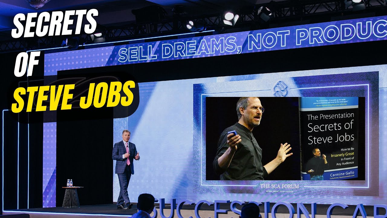 The Presentation SECRETS of STEVE JOBS That Made Him a Storytelling Genius