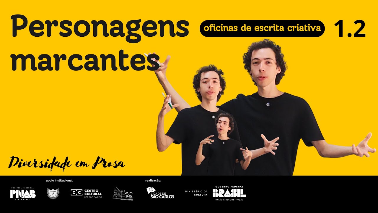 Como criar personagens marcantes | CARACTERIZAÇÃO [Diversidade em Prosa 1.2]