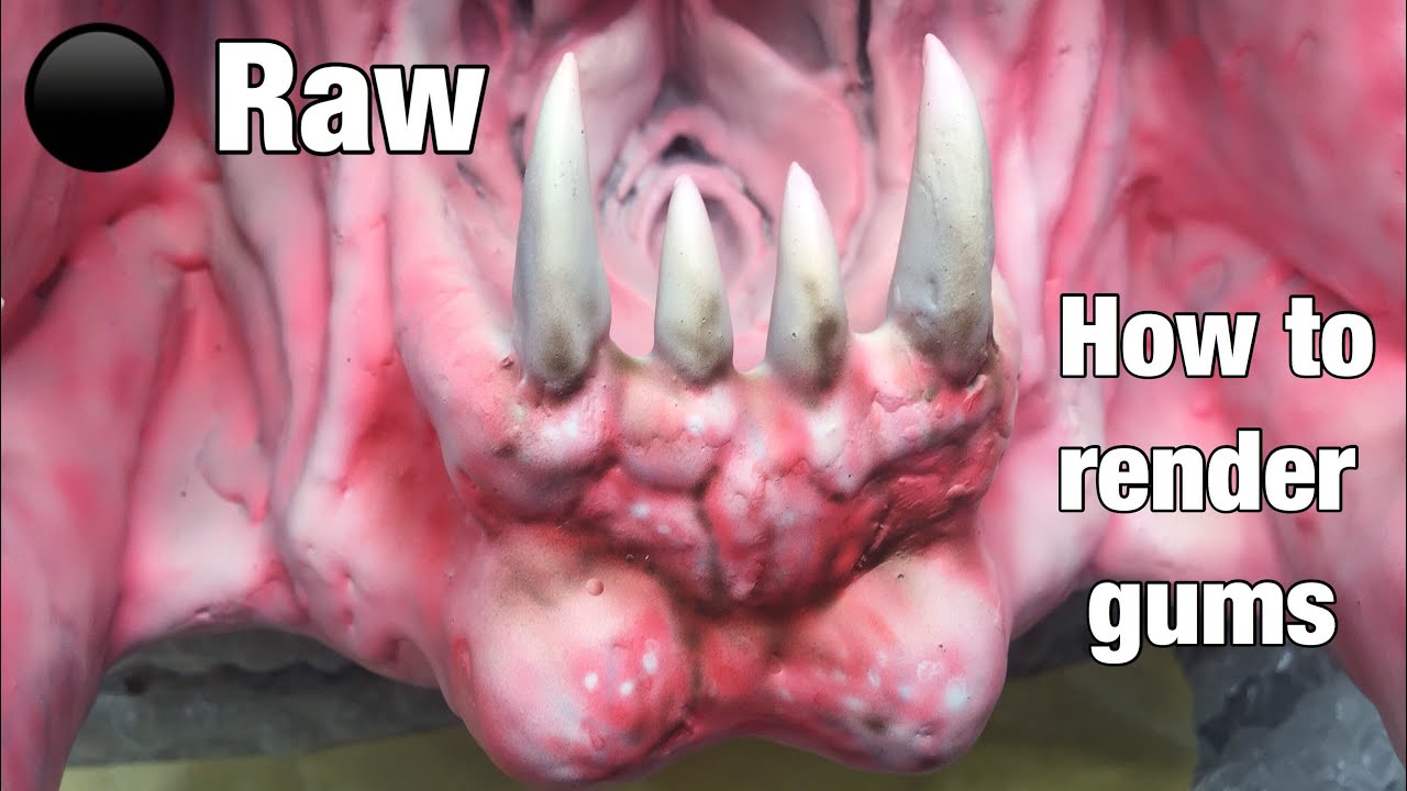 ⚫️ Raw - rendering Predator's gum