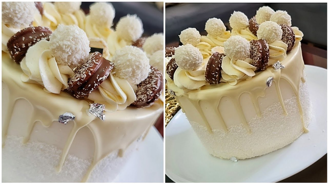 كيكة رافايلو raffaello cake🥥