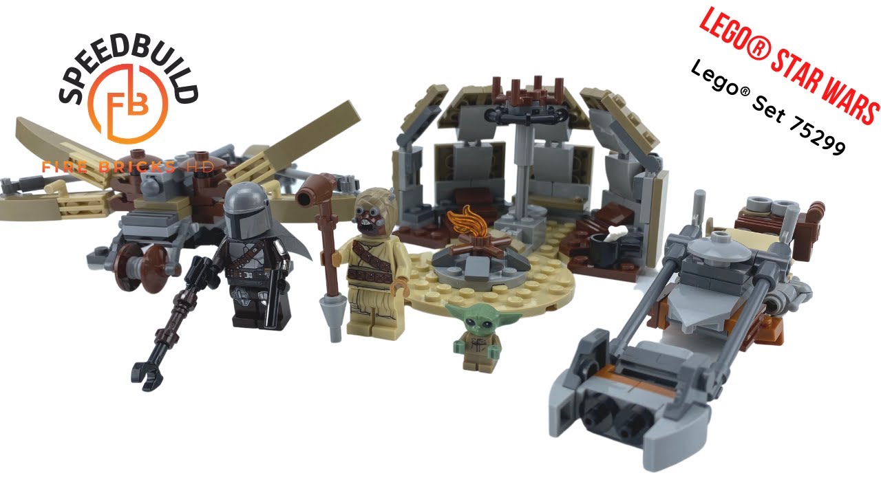 LEGO Star Wars The Mandalorian Trouble on Tatooine Speed Build Review