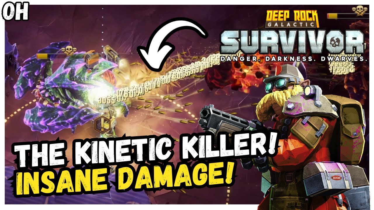 The Kinetic Killer Build! INSANE Damage! Rock Galactic Survivors!