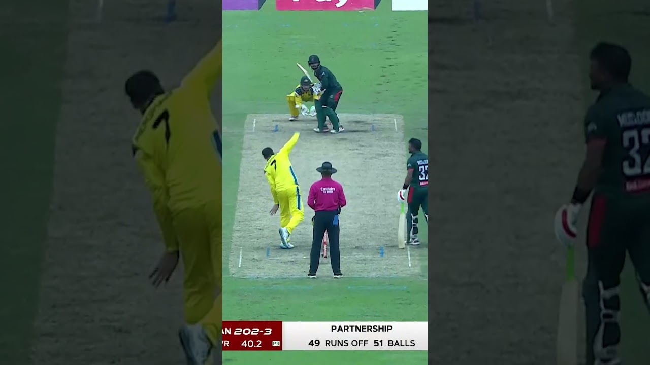 Hridoy On Fire 🔥 Two Crisp Boundaries #BANvAUS #ODISeries2026 #SportsTV #Shorts M9K1K