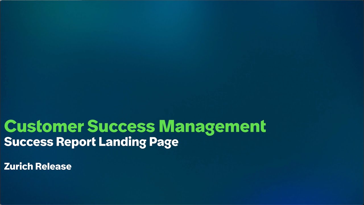 Success Report