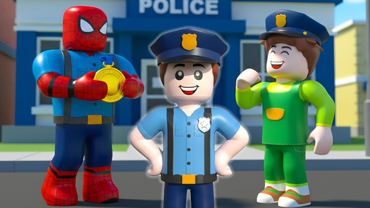 Roblox 3D Good Police: A Positive Role BACON HAIR Hero