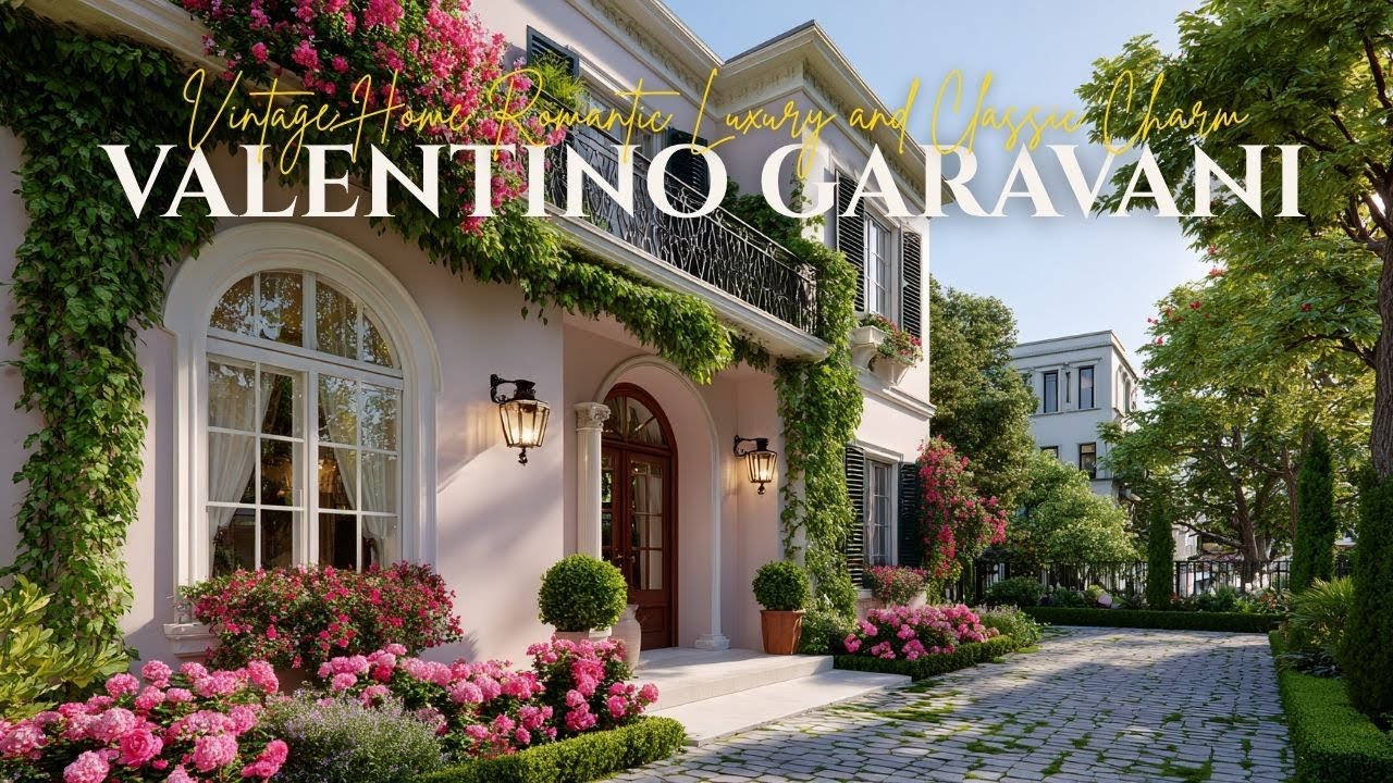Valentino Garavani Inspired Vintage Home  Romantic Luxury and Classic Charm