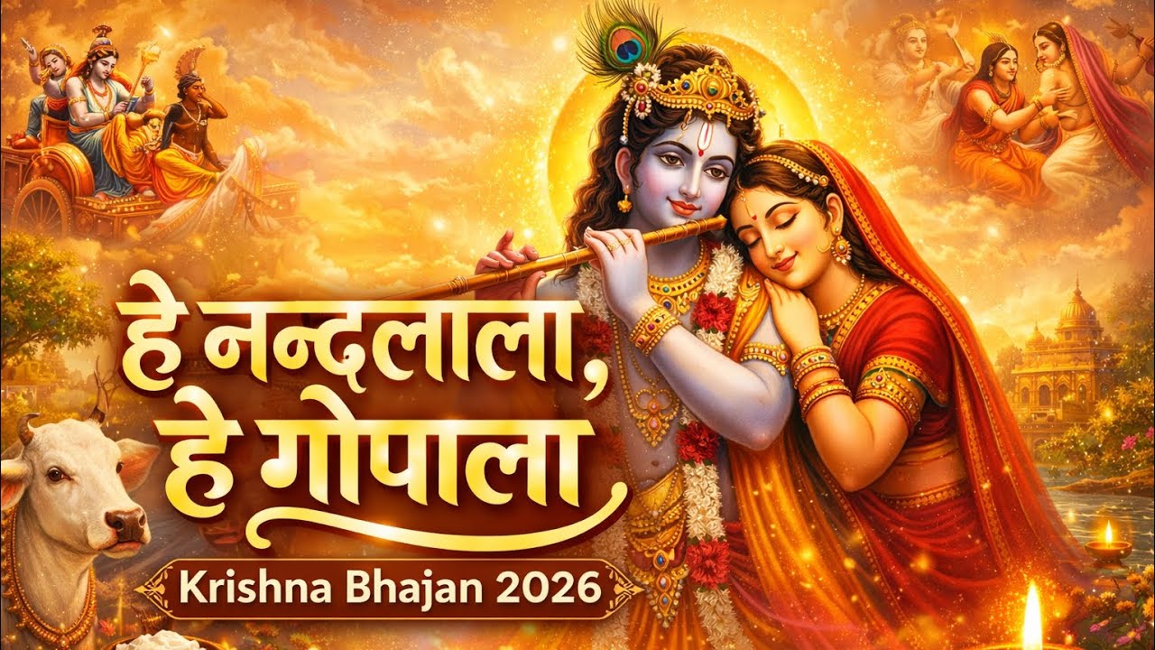 हे नंदलाला हे गोपाला ❤️| Heart Touching Krishna Bhajan | Radha Rani Bhakti