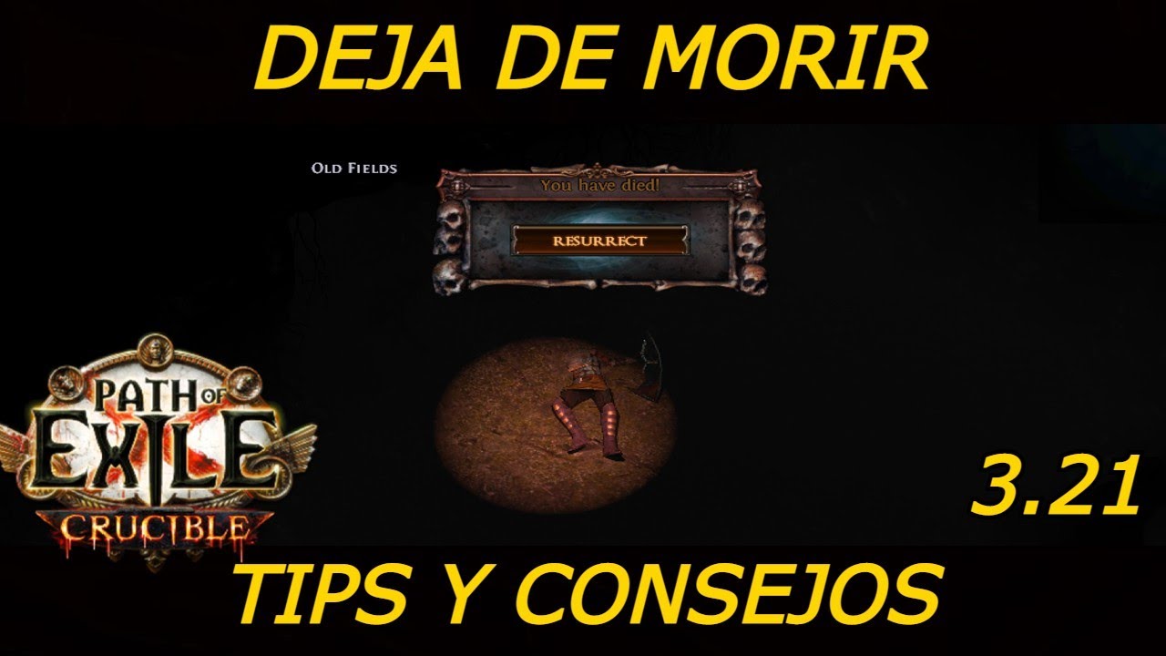 MORIR MENOS - GUIA BASICA (PATH OF EXILE)