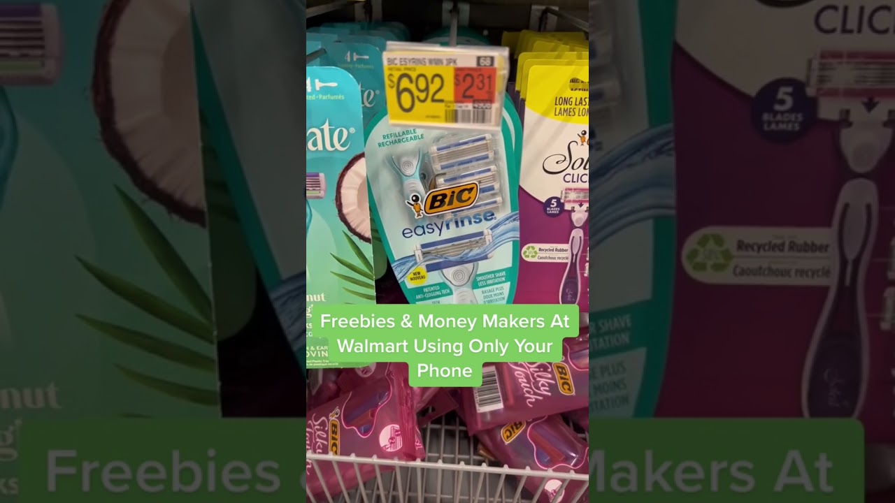 Free & Money Makers At Walmart Using Only Your Phone #shorts #freebies #moneymaker