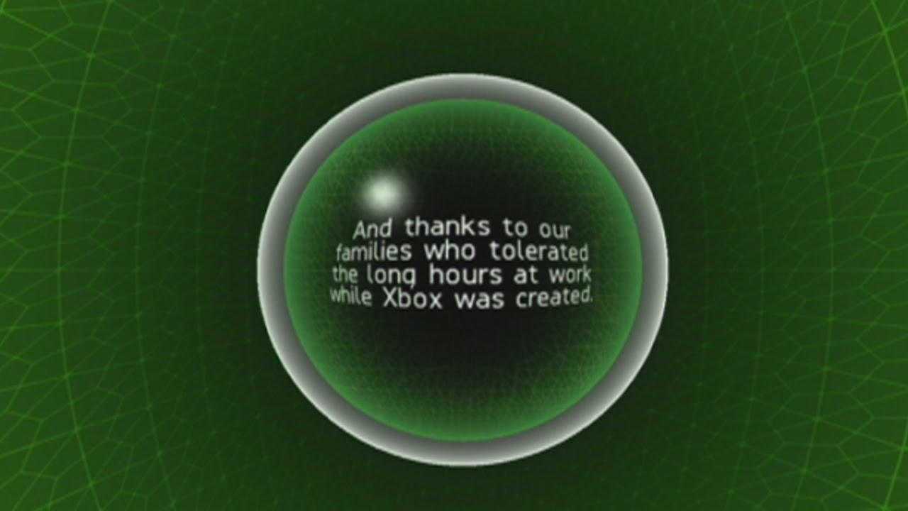 Original XBox Developers Easter Egg