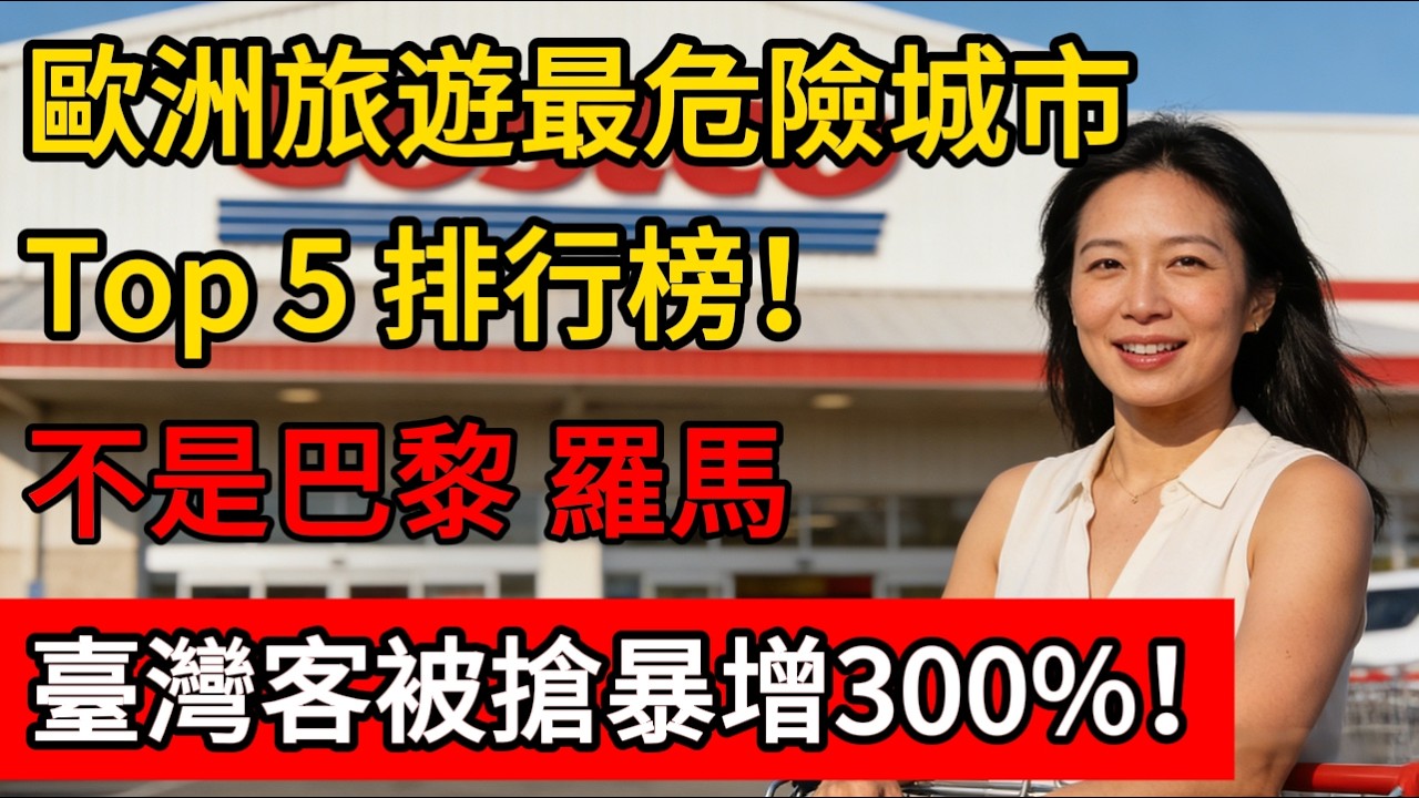 歐洲旅遊「最危險城市」Top 5 排行榜！不是巴黎、羅馬！這個「新興扒手天堂」，臺灣旅客被搶劫率暴增300%！#旅行 #科普 #生活經驗 #欧洲