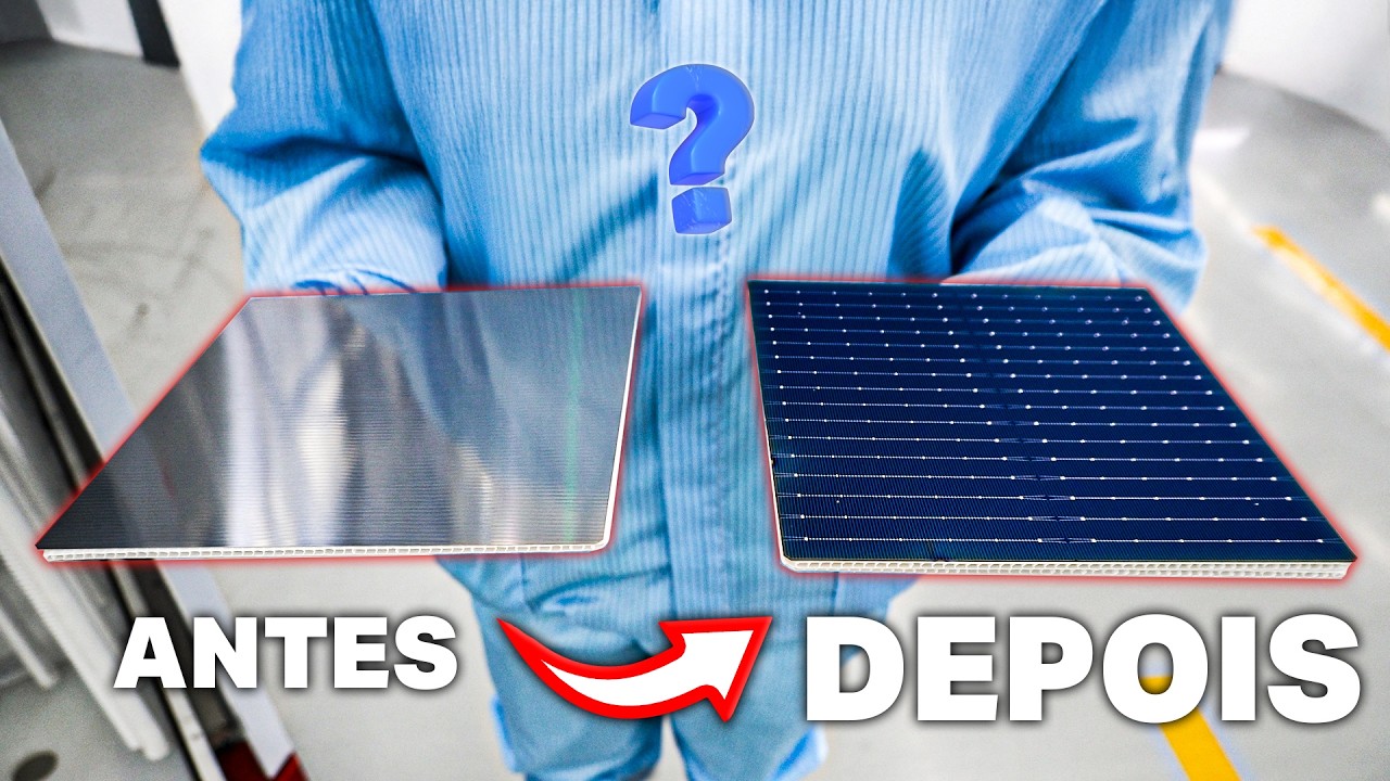 Como é feita a CÉLULA FOTOVOLTAICA? Fábrica na China!