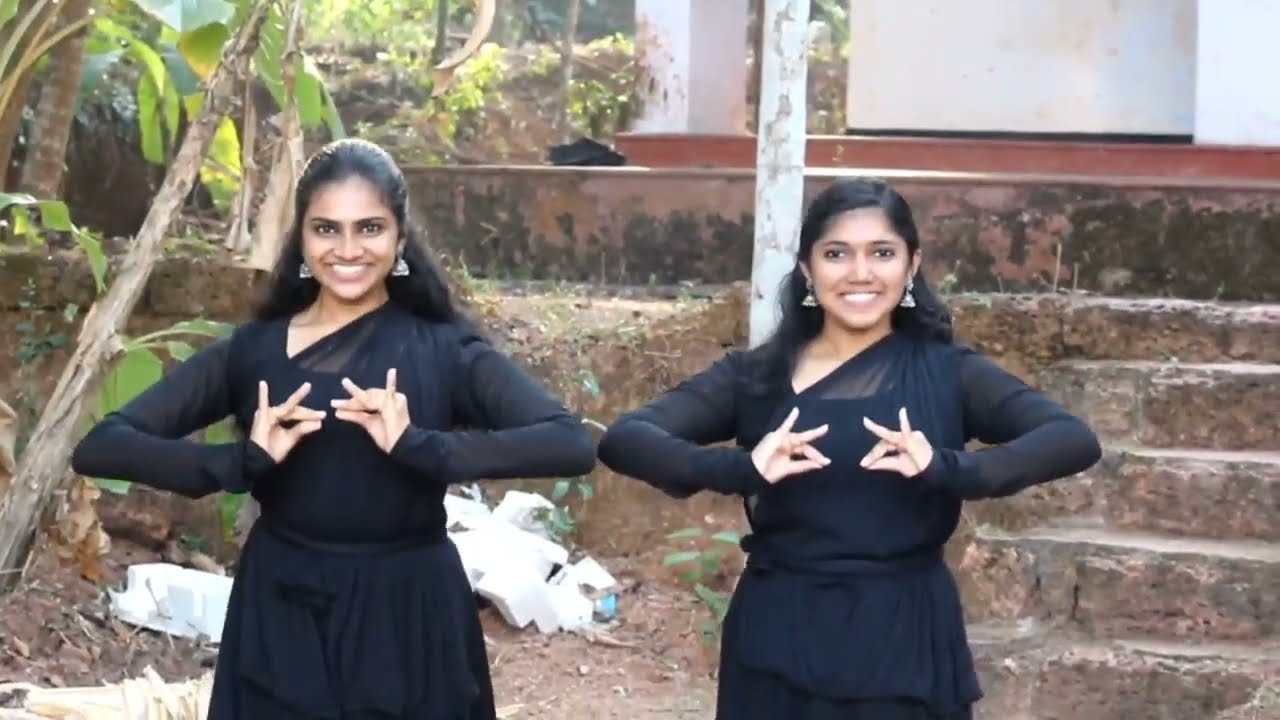 OMKARA ROOPAM #Dance cover by Gopika & Thilna #Ayyappa Devotional song#